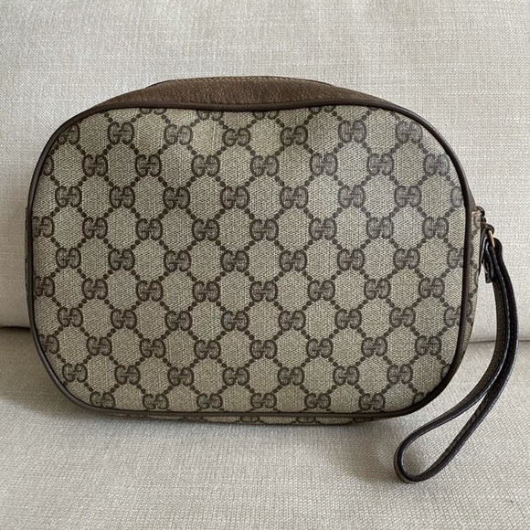 Authentic Vintage Gucci GG Sherry Clutch Bag / Wristlet - Picture 3 of 14